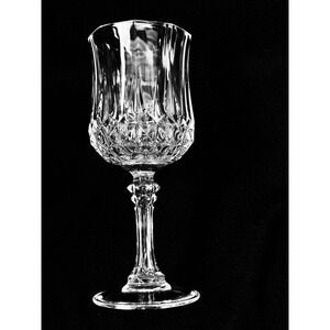 Set of 6 Durand LongChamp Crystal d'arques Water wine Goblet Tall Discontinued